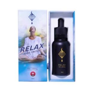 Relaxing THC Tincture Bottle from Doctor Dutch Online Dispensary Canada