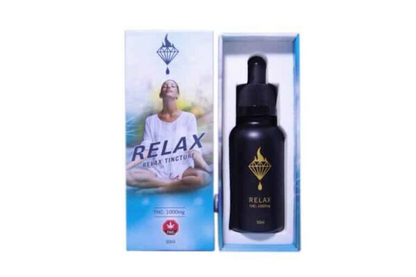 Relaxing THC Tincture Bottle from Doctor Dutch Online Dispensary Canada