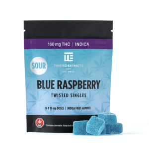 Blue Raspberry THC Gummy Candy Package from Doctor Dutch Online Cannabis Dispensary Canada
