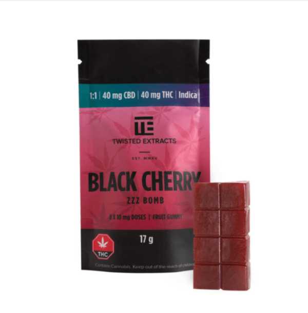 Black Cherry THC Gummy Candy Package from Doctor Dutch Online Dispensary Canada