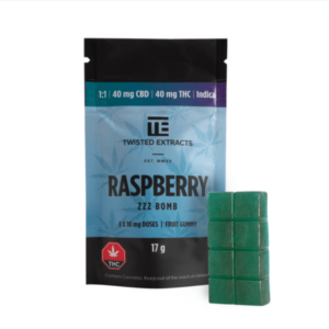Blue Raspberry THC Gummy Candy Package from Doctor Dutch Online Dispensary Canada