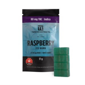 Blue Raspberry THC Gummy Candy Package from Doctor Dutch Online Dispensary Canada